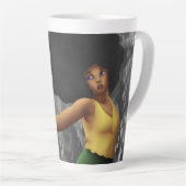 Kom met me mee latte mok (Rechterhoek)