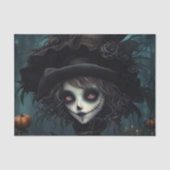 Kom met me vrouw vogelverschrikker ontkoppelpapier tissuepapier (Voorkant)