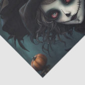 Kom met me vrouw vogelverschrikker ontkoppelpapier tissuepapier (Detail)