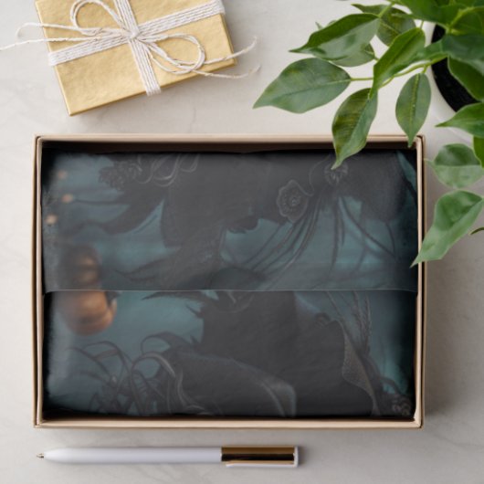 Kom met me vrouw vogelverschrikker ontkoppelpapier tissuepapier (Geschenk)