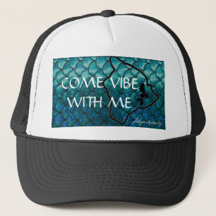 Kom met mij blauw naar de vibe trucker pet