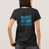 Kom met mij vliegen - Ballard Elks Sky Lounge! T-shirt (Achterkant)