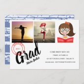 Kom met ons feesten! kaart (Voorkant / Achterkant)