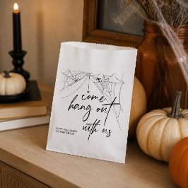Kom met ons mee Spinnen Halloween Bedankzakje