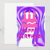 Kom met ons mee vieren! Doe mee aan onze verjaarda Kaart (Voorkant / Achterkant)