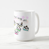 "Kom met ons spelen" Koffiemok (Voorkant rechts)