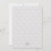 Kom met ons Sushi verjaardag Kaart (Achterkant)