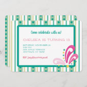 Kom met ons Uitnodiging vieren (Voorkant / Achterkant)