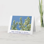 Kom met ons vieren! Gehuwde opslagdatum verkrijgen Aankondiging (Achterkant)