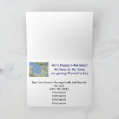 Kom met ons vieren! Gehuwde opslagdatum verkrijgen Aankondiging (Binnen)