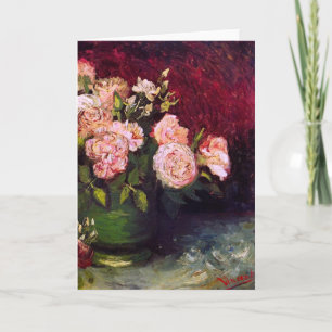 Kom met Pioenen & Roses Van Gogh Fine Art. Kaart