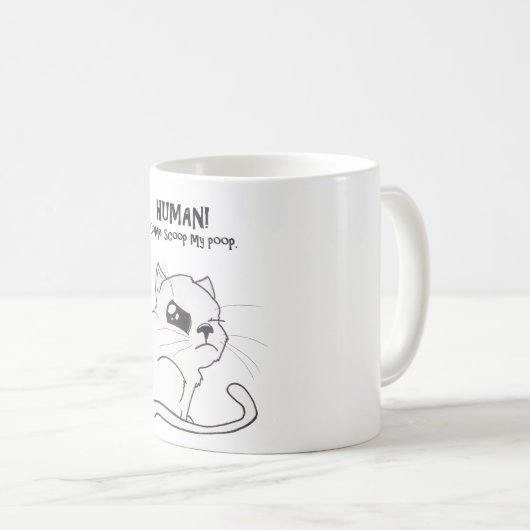 Kom mijn Kat koffie Mok halen (Voorkant rechts)