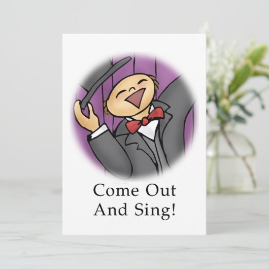 Kom naar buiten en Sing. (Staand voorkant)