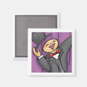 Kom naar buiten en Sing. (Vierkant, geen woorden) Magneet (Voorkant / Achterkant)