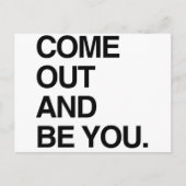 KOM NAAR BUITEN EN WEES JIJ BRIEFKAART (Voorkant)