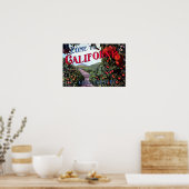 Kom naar California  Graphic Poster (Keuken)