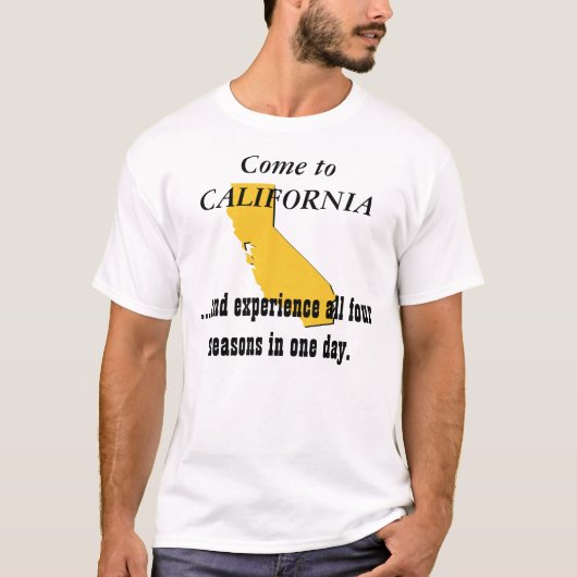 Kom naar CALIFORNIA T-shirt (Voorkant)