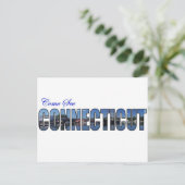 Kom naar Connecticut Briefkaart (Staand voorkant)