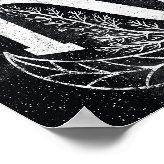 Kom naar de bossen want hier is rust - John Muir Poster (Hoek)