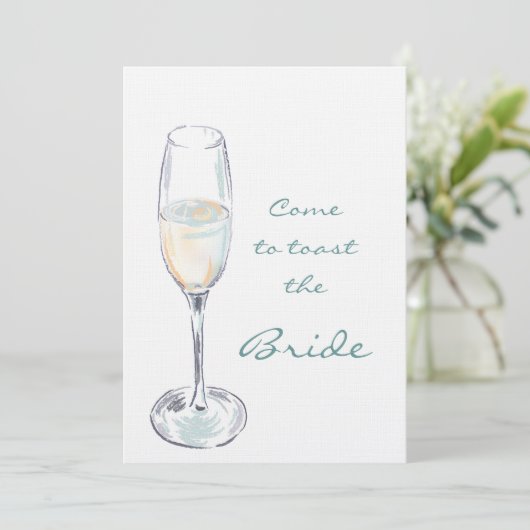 Kom naar de bride kaart (Staand voorkant)