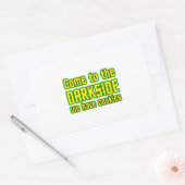 Kom naar de Darkside we hebben Cookies Rechthoekige Sticker (Envelop)