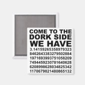 Kom naar de donkere Dork kant, we hebben Pi 3.14 M Magneet (Voorkant / Achterkant)