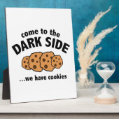 Kom naar de donkere kant... We hebben koekjes Fotoplaat (Zijkant)