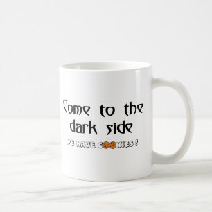 Kom naar de donkere kant - we hebben koekjes! koffiemok