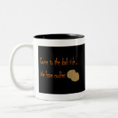 Kom naar de donkere zwarte Mok (Links)