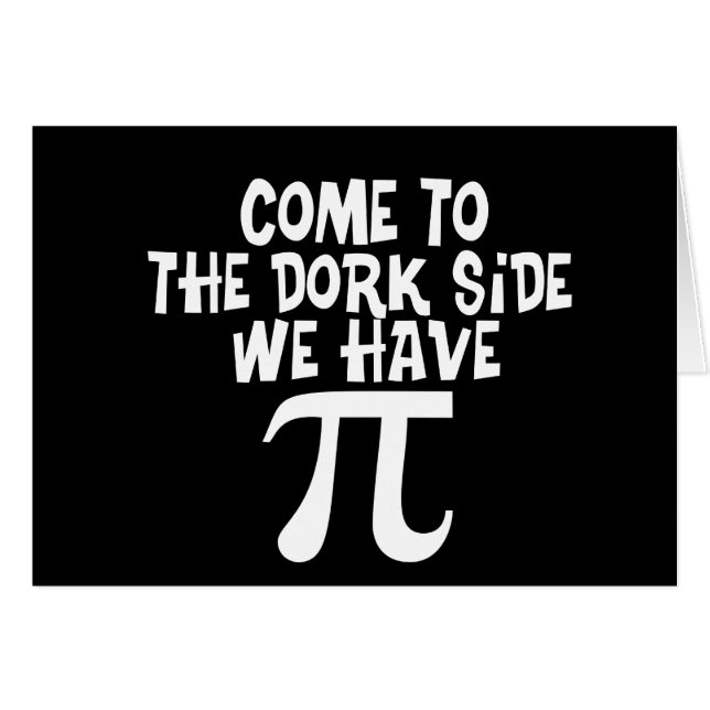 Kom naar de Dork Side.. we hebben PI (Voorkant Horizontaal)
