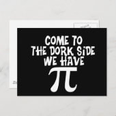 Kom naar de Dork Side.. we hebben PI Briefkaart (Voorkant / Achterkant)