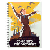 Kom naar de fabrieken notitieboek (Voorkant)