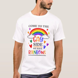 Kom naar de Gay Kant, We Hebben Regenbogen T-shirt