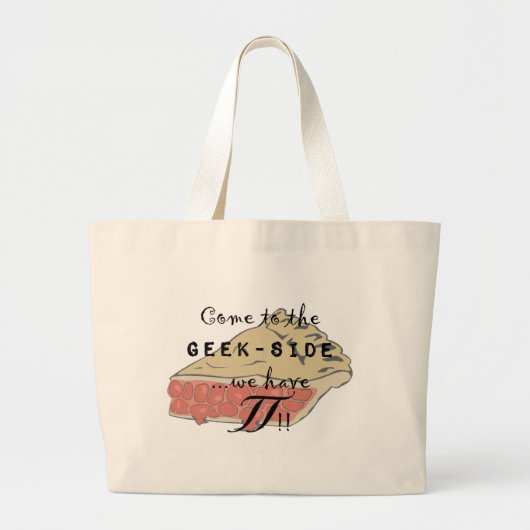 Kom naar de Griekse kant Grote Tote Bag (Voorkant)