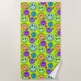 Kom naar de haven Smile Towel Strandlaken
