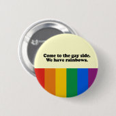 Kom naar de homokant ronde button 5,7 cm (Voorkant /achterkant)
