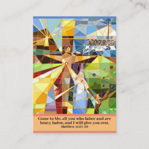 Kom naar de Kaart van het Jezus gebed Visitekaartje