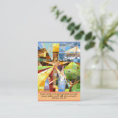 Kom naar de Kaart van het Jezus gebed Visitekaartje (Staand voorkant)