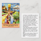 Kom naar de Kaart van het Jezus gebed Visitekaartje (Voorkant / Achterkant)