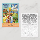 Kom naar de Kaart van het Jezus gebed Visitekaartje (Voorkant / Achterkant)