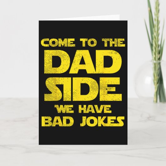 Kom naar de kant van de papa we hebben grappen Fun Kaart (Voorkant)