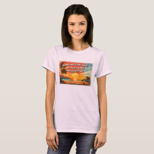 Kom naar de kust Dames T-shirt