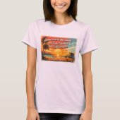 Kom naar de kust Dames T-shirt (Voorkant)