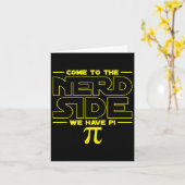 Kom naar de nerdkant, we hebben Pi Nerd Kaart (Gele Bloem)