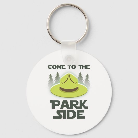 Kom naar de Park Side National Park Camping Enthou Sleutelhanger (Voorkant)