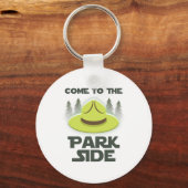 Kom naar de Park Side National Park Camping Enthou Sleutelhanger (Voorkant)