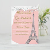 Kom naar de uitnodiging van Parijs (Staand voorkant)