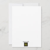 Kom naar de uitnodiging van Parijs (Achterkant)