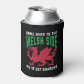 Kom naar de Welsh Side waar we Dragons hebben. Blikjeskoeler (Blikje Voorkant)