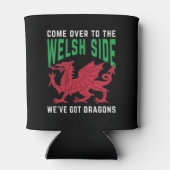 Kom naar de Welsh Side waar we Dragons hebben. Blikjeskoeler (Achterkant)